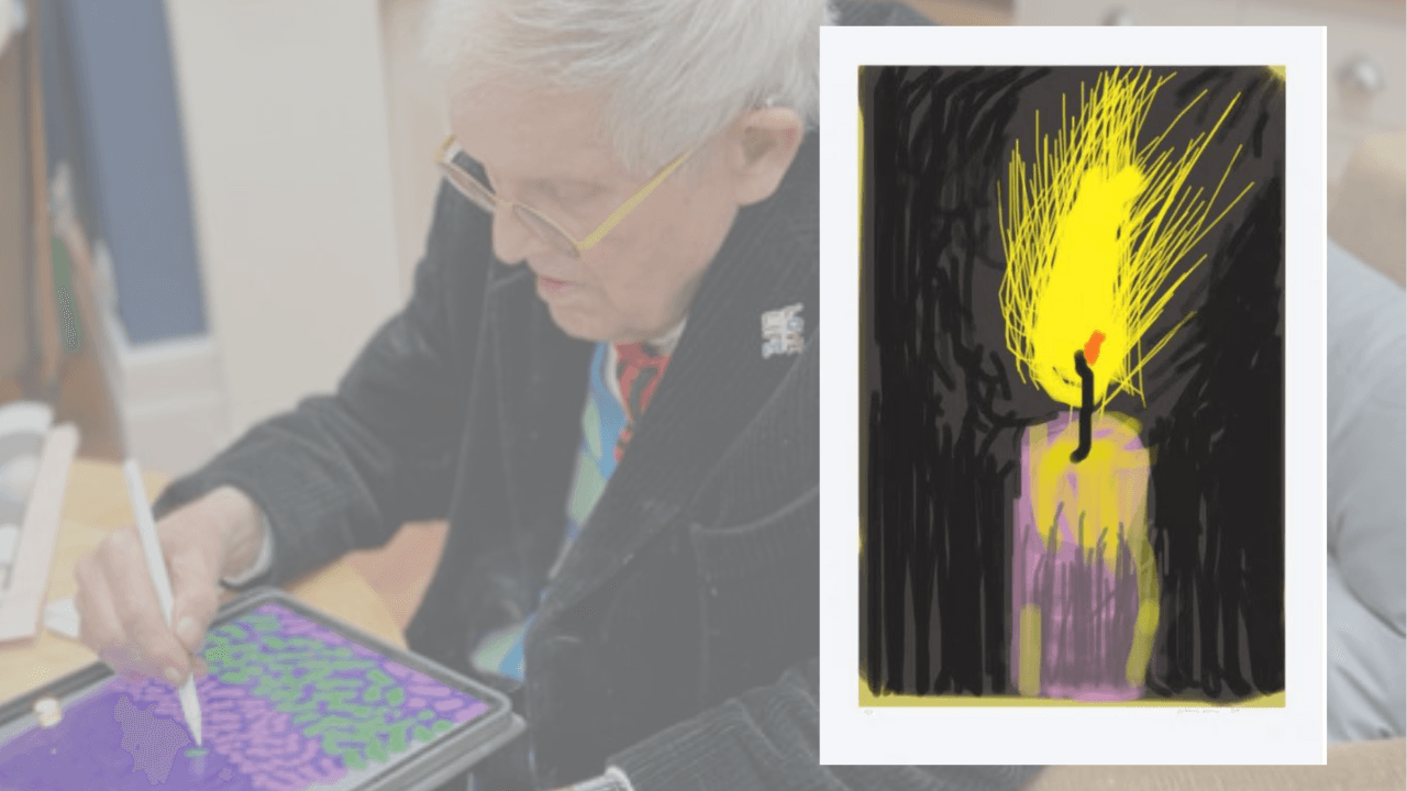 David Hockney – Flame (2009)