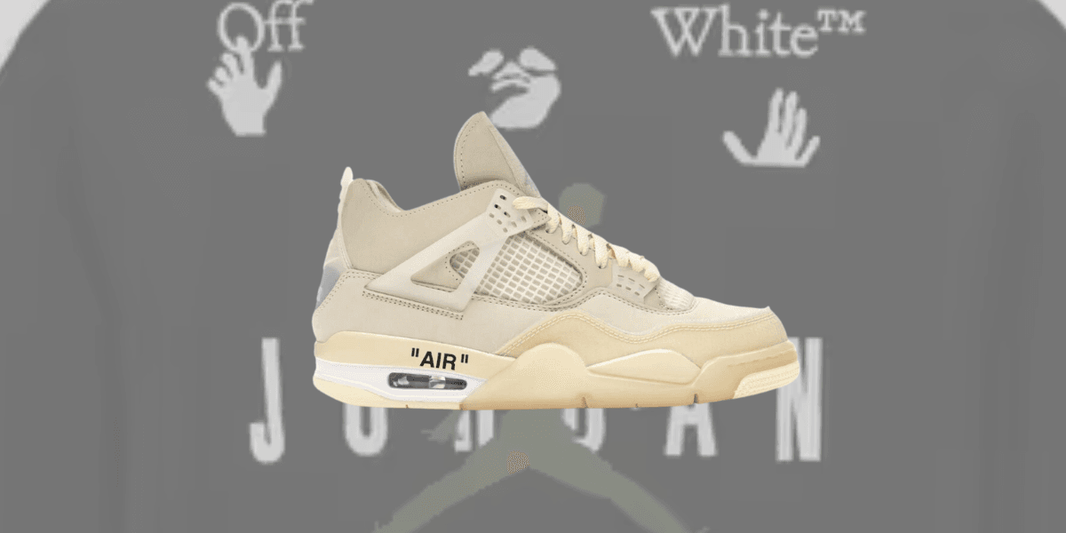 Jordan 4 x Off-White Sail