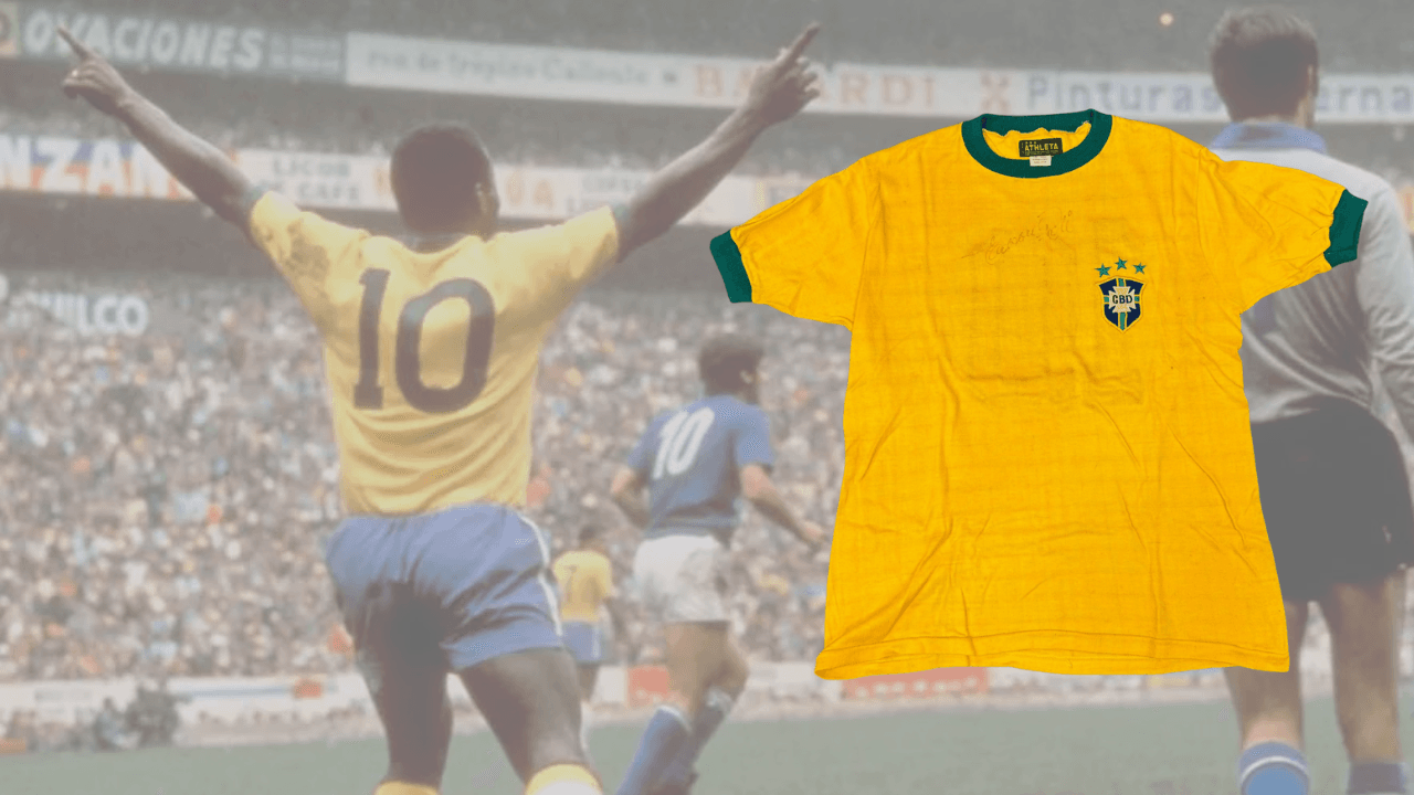 Pelé, il Re del Calcio – La Maglia della Nazionale Brasiliana del 1971