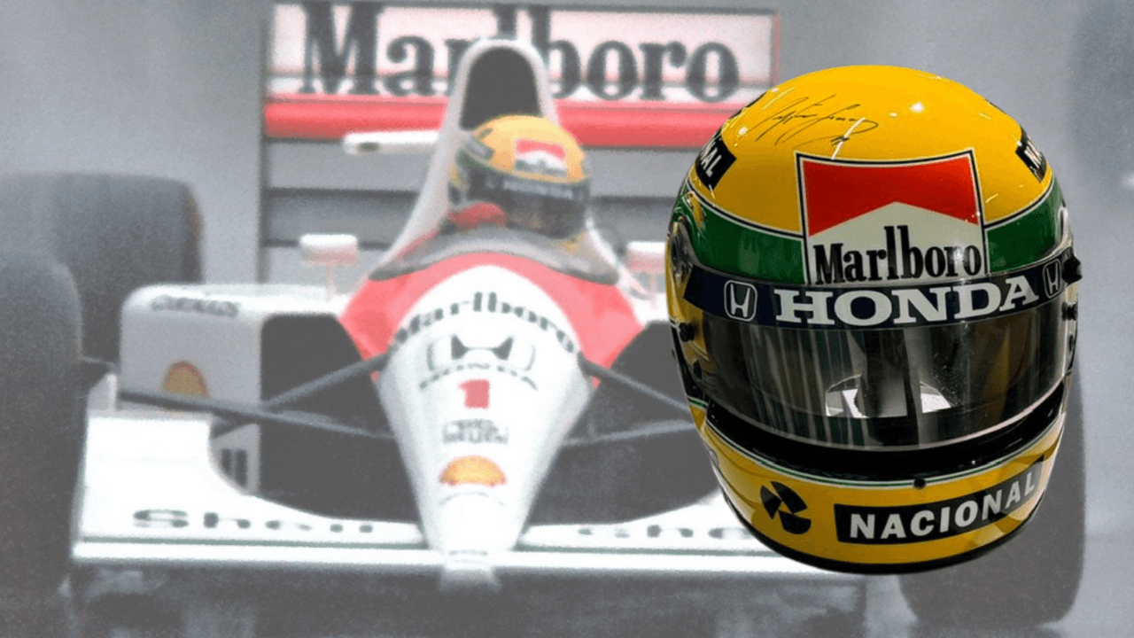 Ayrton Senna – Casco Indossato e Firmato, GP d’Australia 1989