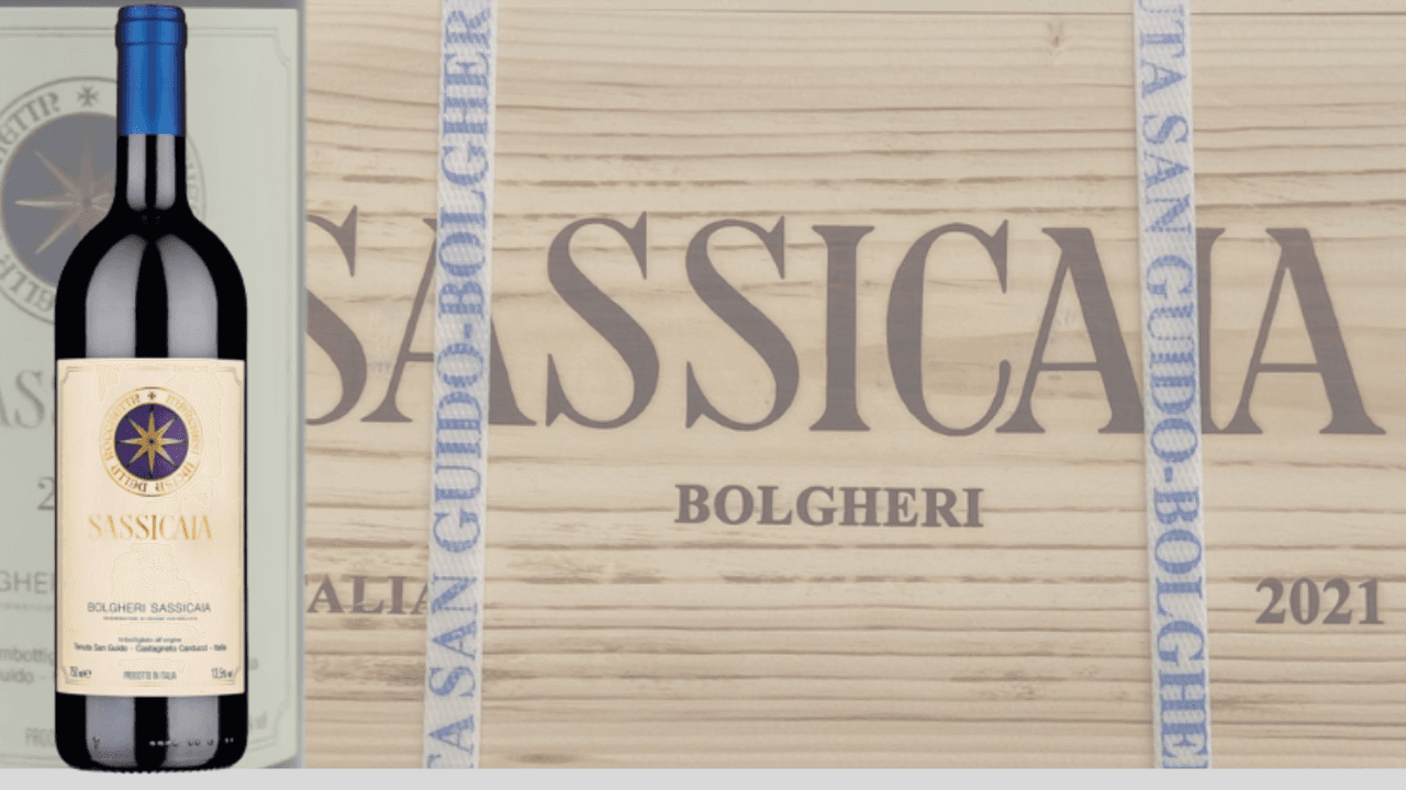 Sassicaia 2021 - The Icon of Super Tuscans